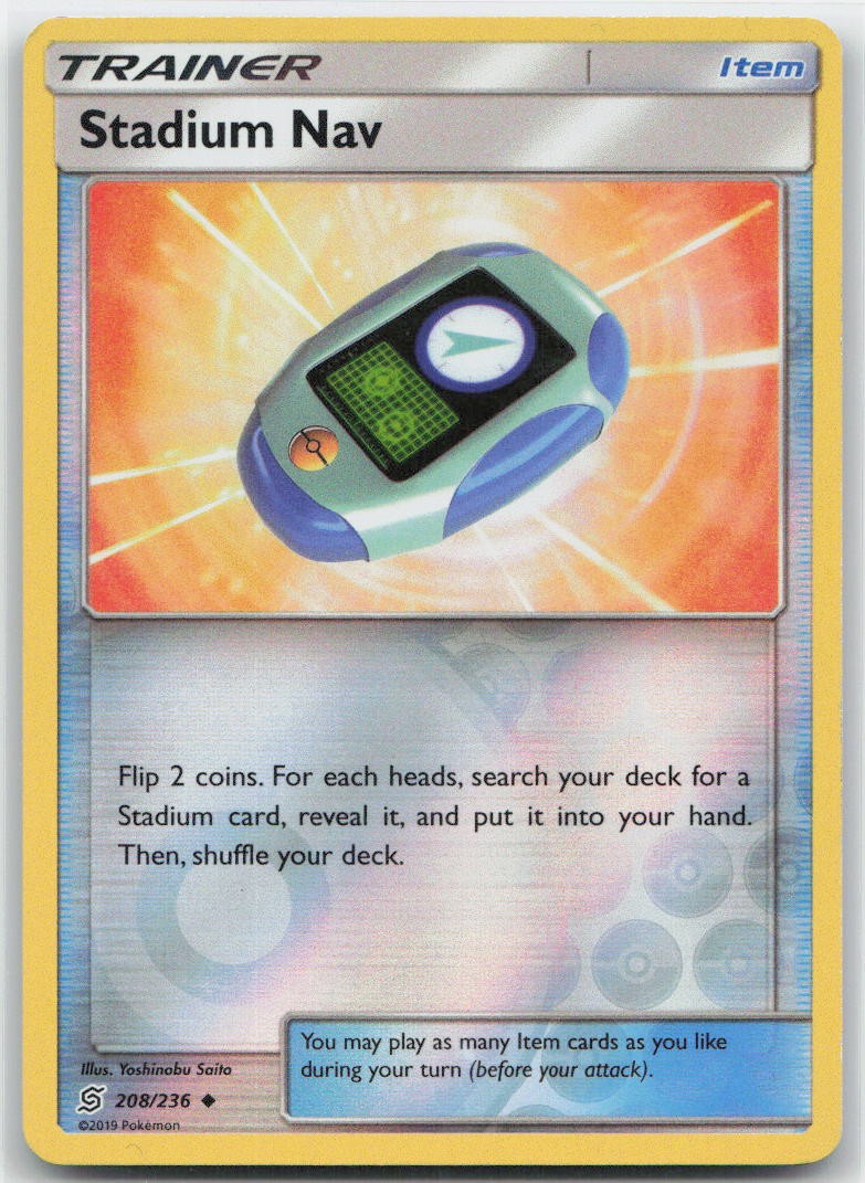Stadium Nav Reverse Holo Uncommon 208/236 SM - Unified Minds NM