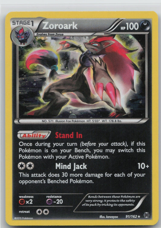 Zoroark - 91/162 (Cosmos Holo) Holo Promo 091/162 LP