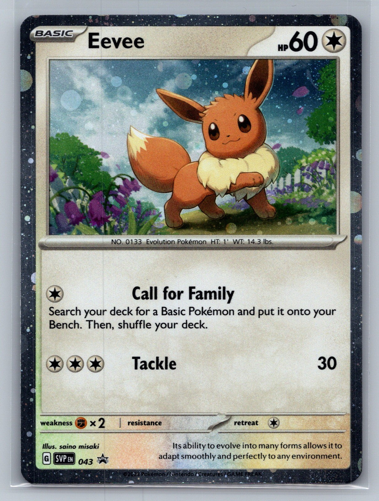 Eevee - Holo Promo 043 SV: Scarlet & Violet Promo Cards NM