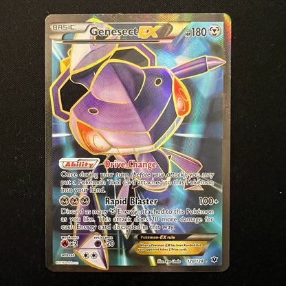 Genesect EX - 120/124 - Pokemon Fates Collide Full Art Ultra Rare Card LP