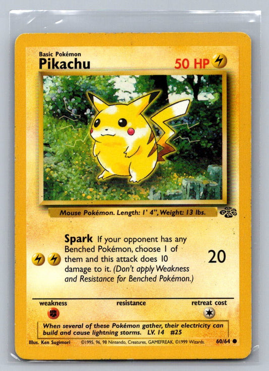 Pikachu Unlimited Common 60/64 Jungle LP