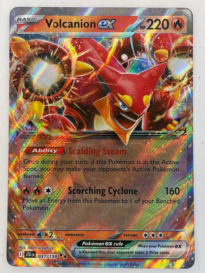 🌋Volcanion | EX | 031/159 | Journey Together | Double Rare | Pokemon TCG🌋
