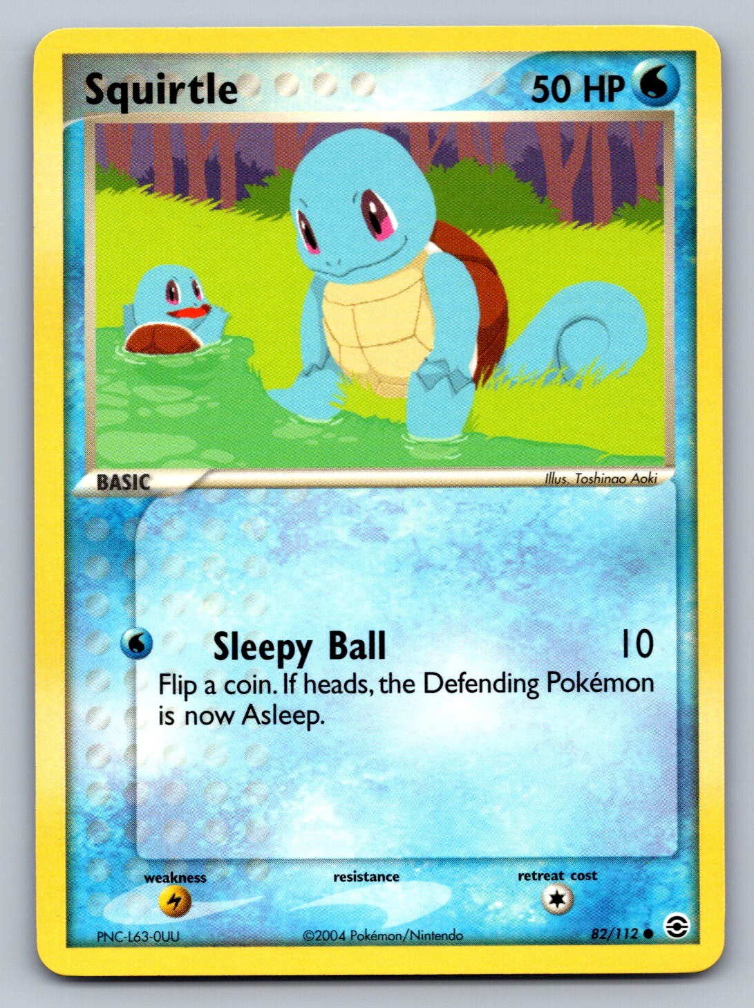 Squirtle - 082/112 Common 82/112 FireRed & LeafGreen NM