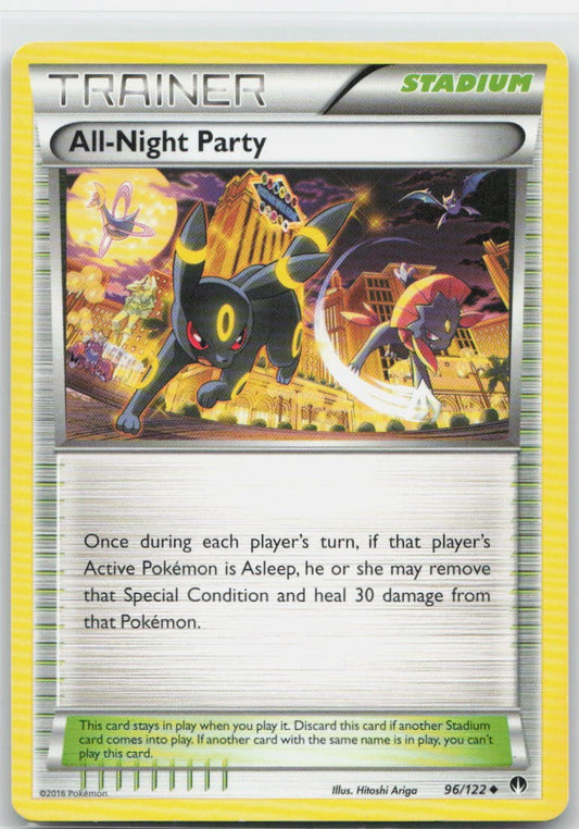 All-Night Party Uncommon 96/122 XY - BREAKpoint LP