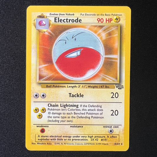 ⚡️ Electrode 18/64 – Jungle Vintage WOTC Rare Pokemon Cards TCG MP