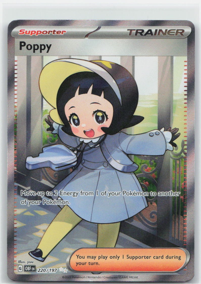 Poppy - Holo Ultra Rare 220/197 SV03: Obsidian Flames NM