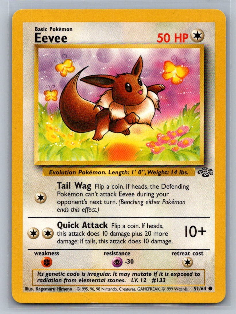 Eevee Unlimited Common 51/64 Jungle LP