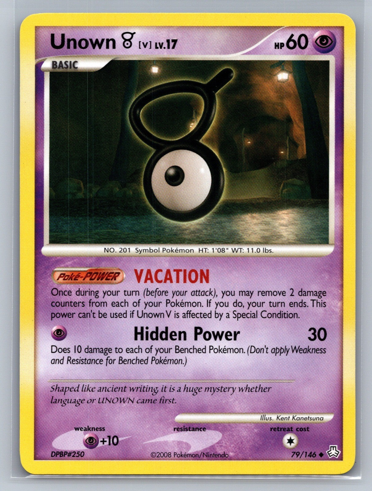 Unown (V) Uncommon 79/146 Legends Awakened LP