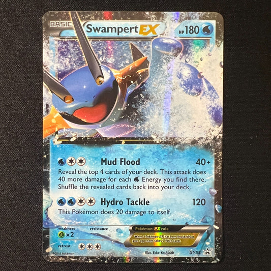 Swampert EX XY55 – XY Black Star Promo Holo Pokemon Cards TCG LP