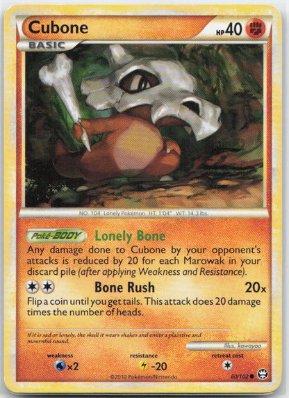 Cubone Normal Common 60/102 Triumphant LP