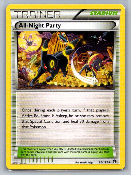 All-Night Party Uncommon 96/122 XY - BREAKpoint LP