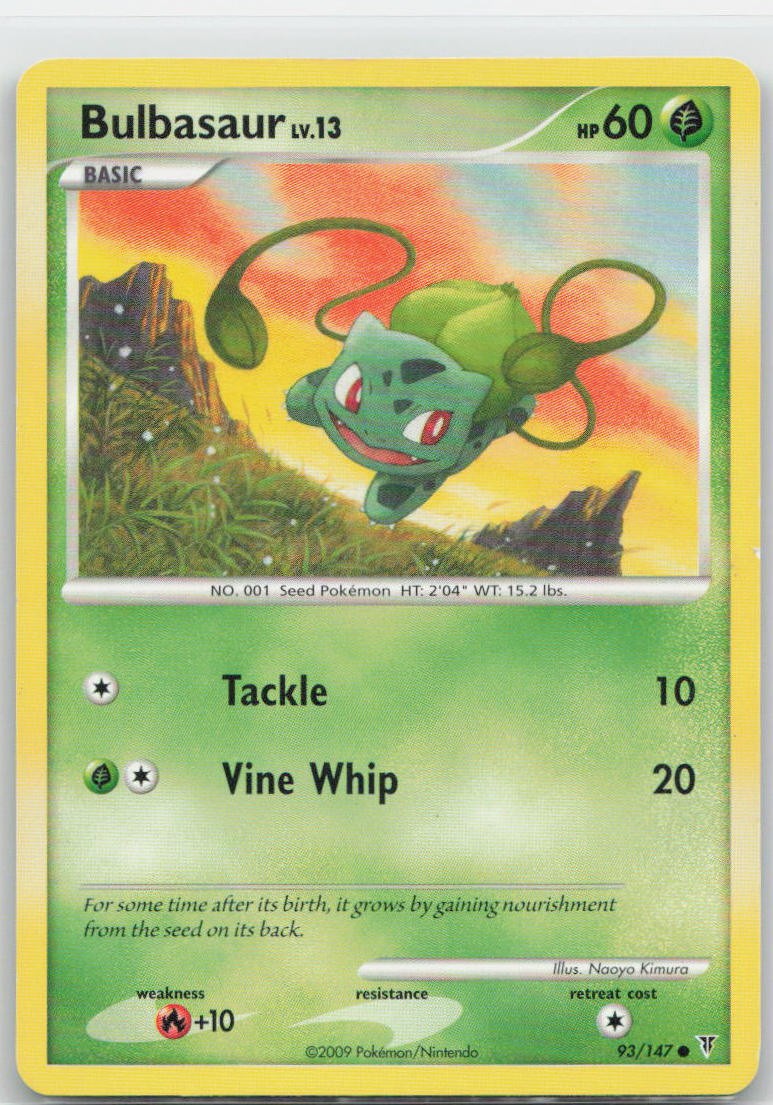 Bulbasaur Normal Common 93 Supreme Victors MP