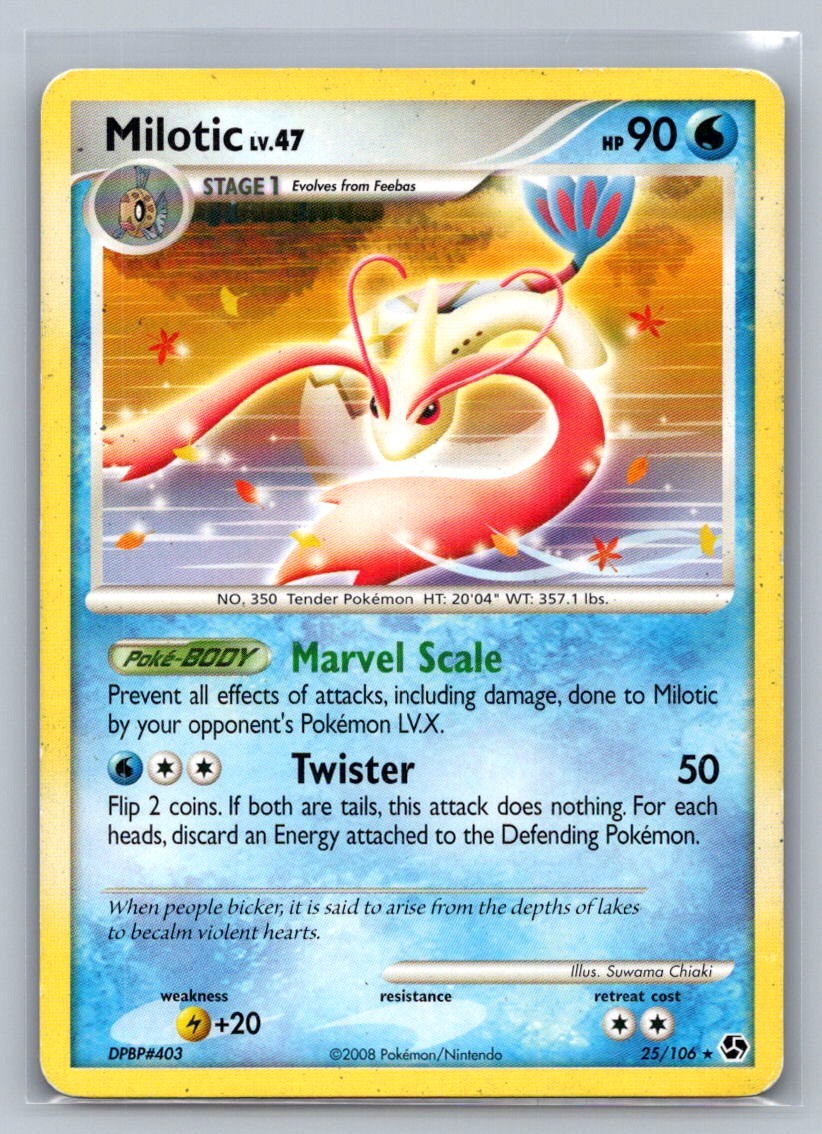 Milotic Rare 25/106 Great Encounters LP