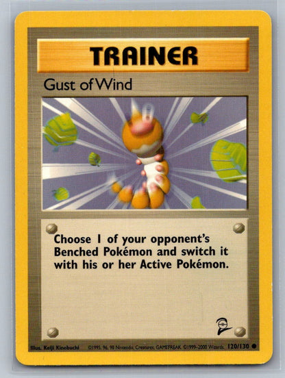 Gust of Wind Common 120/130 Base Set 2 LP