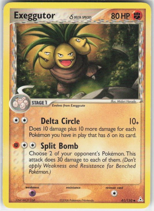 Exeggutor (Delta Species) Normal Uncommon 41/110 Holon Phantoms LP