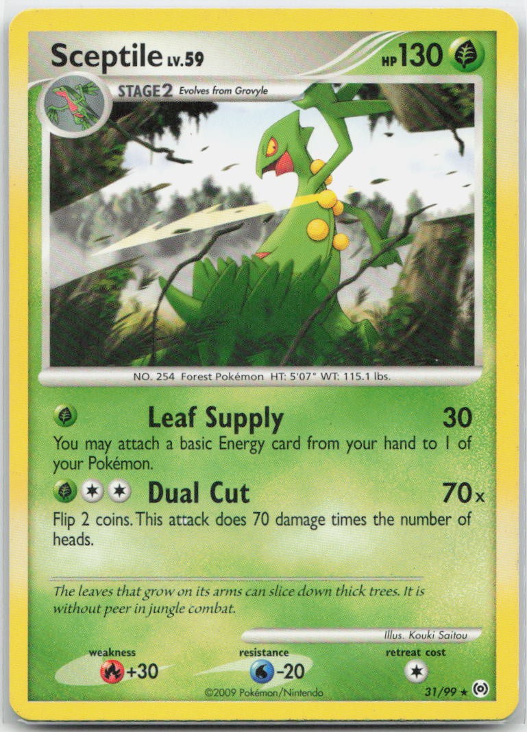 Sceptile (31) Normal Rare 31/99 Arceus NM