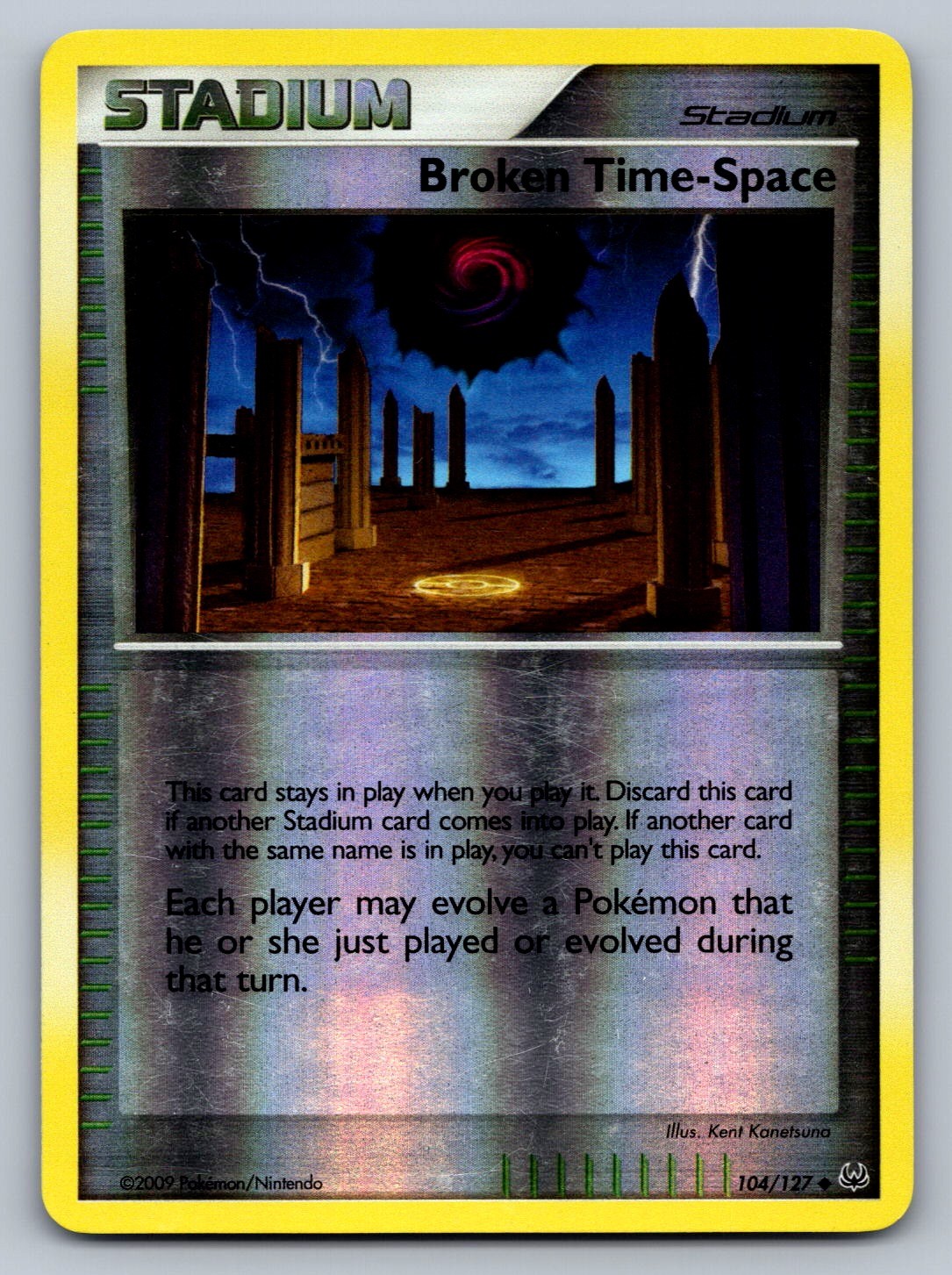 Broken Time-Space 104/127 Stadium Reverse Holo Platinum LP