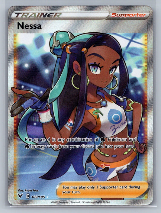 Nessa (Full Art) Holo Ultra Rare 183/185 SWSH04: Vivid Voltage NM