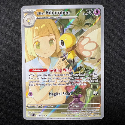 Lillie's Ribombee - 164/159 - Pokemon Journey Together Illustration Rare NM