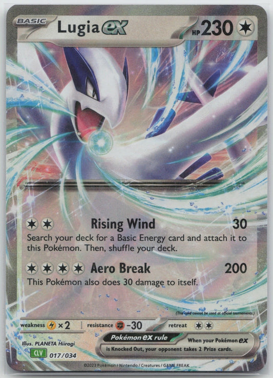 Lugia ex Holo Classic Collection 017/034 Trading Card Game Classic NM