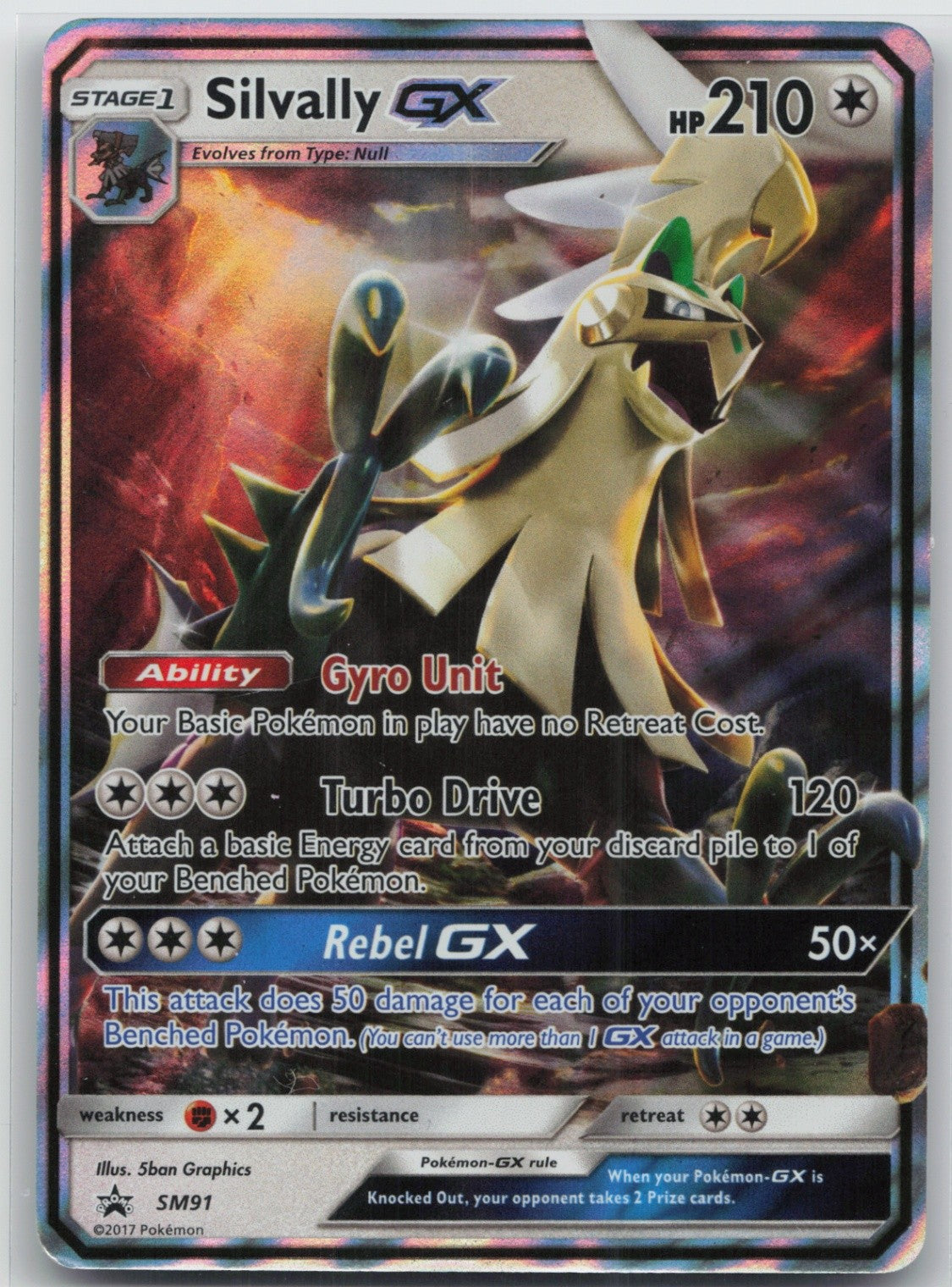 Silvally GX - Holo Promo SM91 SM Promos NM