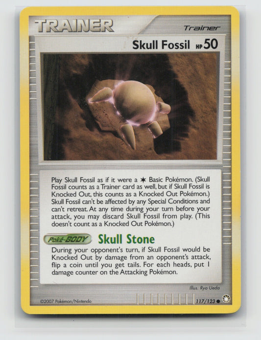 Skull Fossil Regular Common 117/123 Mysterious Treasures NM