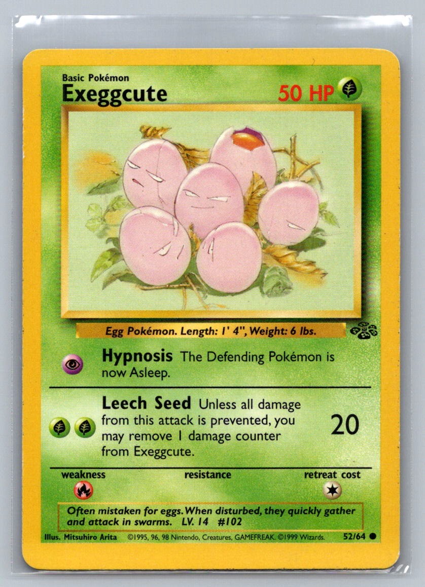Exeggcute Unlimited Common 52/64 Jungle LP