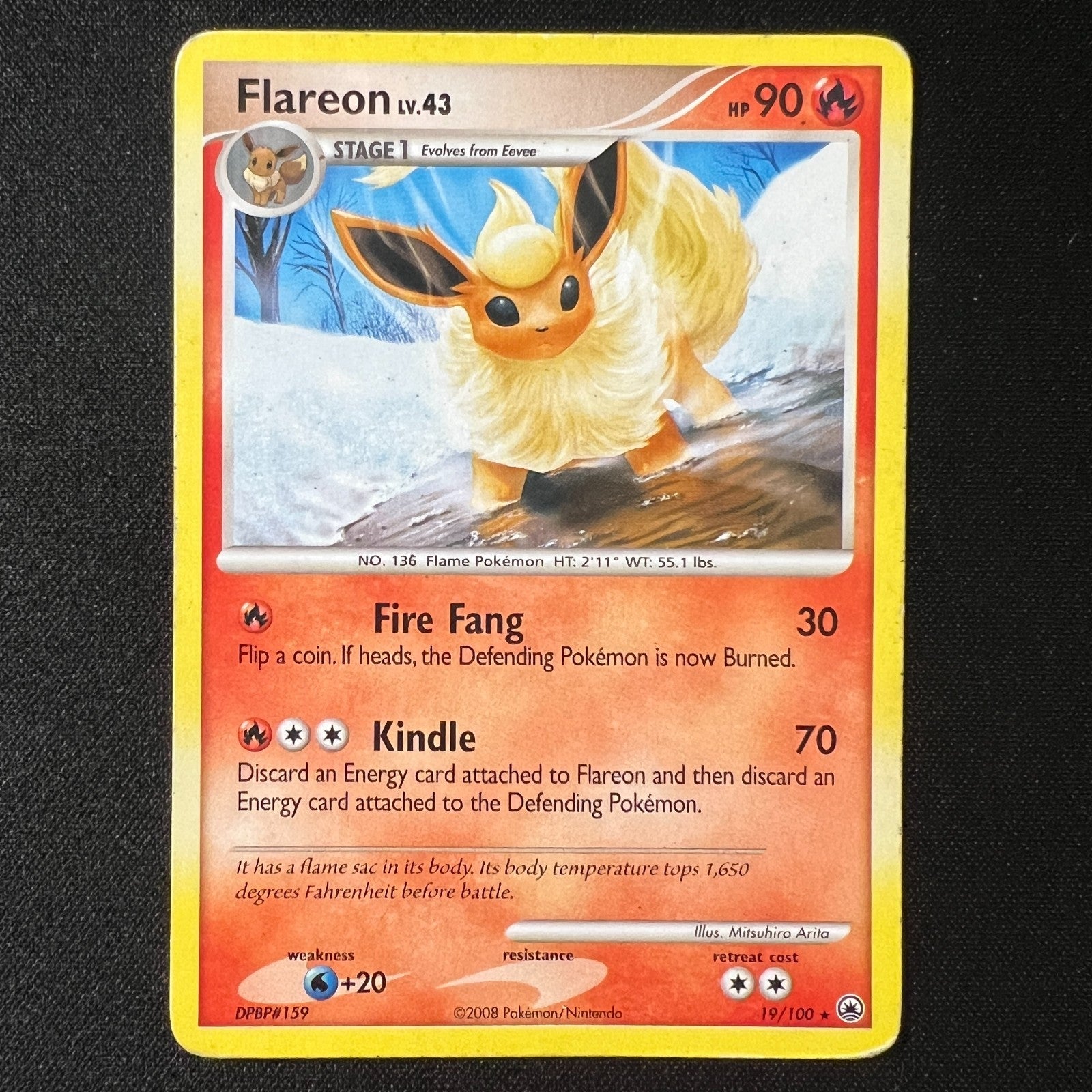 🔥 Flareon 19/100 – Majestic Dawn Pokemon Cards TCG MP