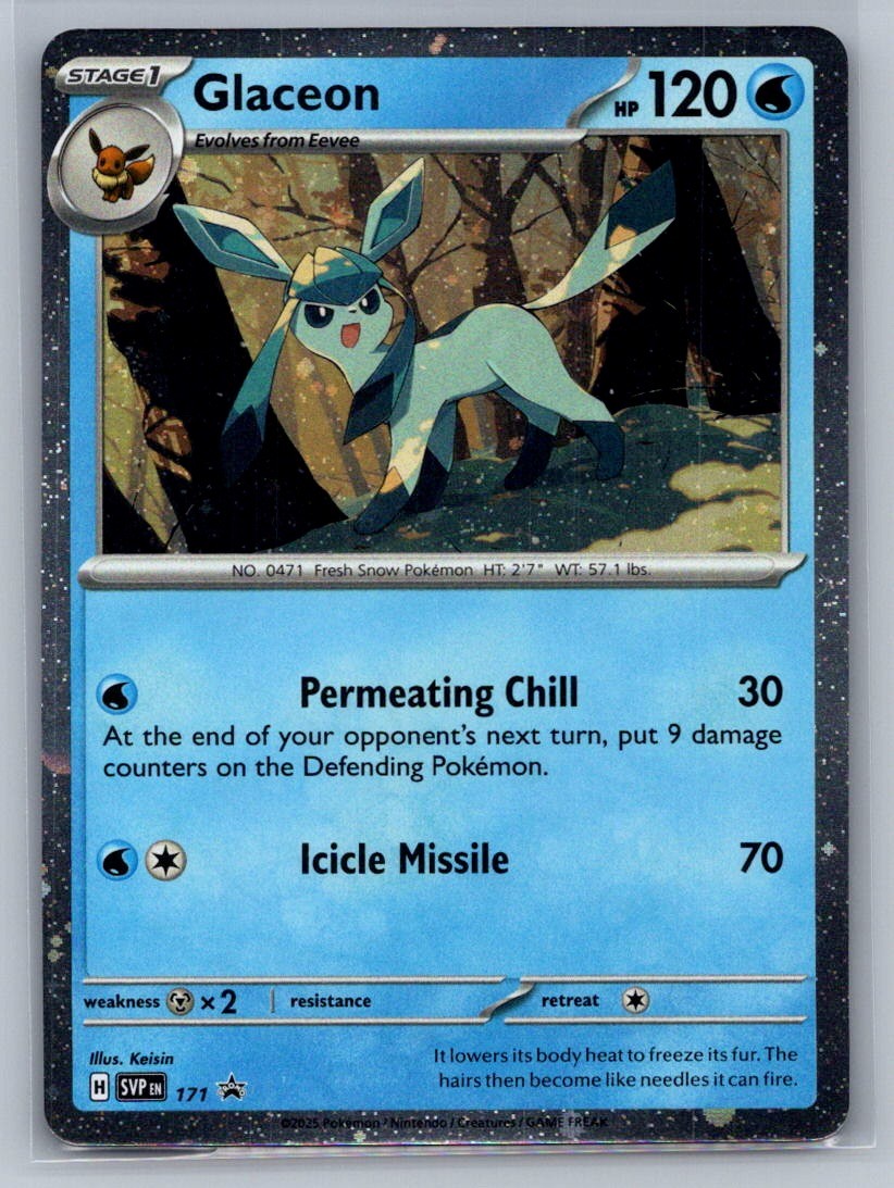 Glaceon - (Cosmos Holo) Holo Promo 171 SV: Scarlet & Violet Promo Cards NM