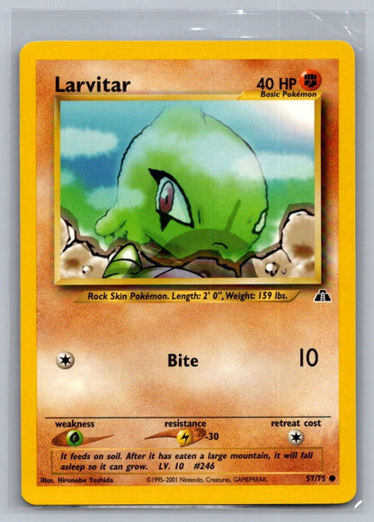 Larvitar Unlimited Common 57/75 Neo Discovery LP
