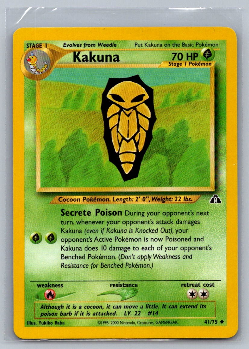 Kakuna Unlimited Uncommon 41/75 Neo Discovery LP