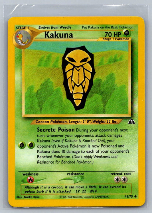 Kakuna Unlimited Uncommon 41/75 Neo Discovery LP
