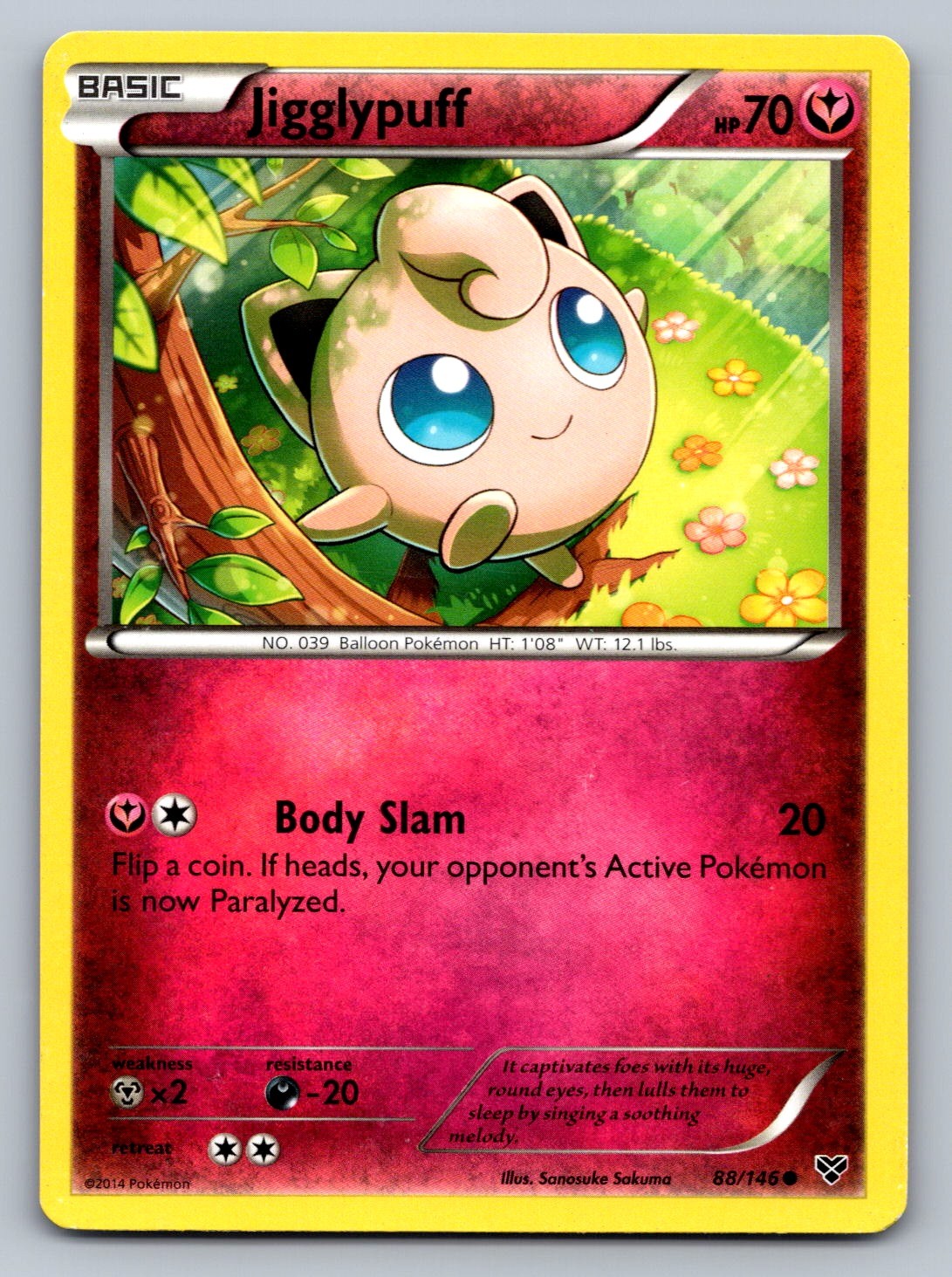 Jigglypuff (88) Common 88/146 XY Base Set NM
