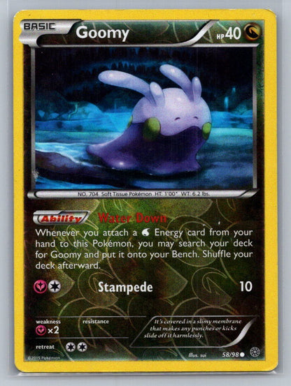 Goomy Reverse Holo Common 58/98 XY - Ancient Origins LP
