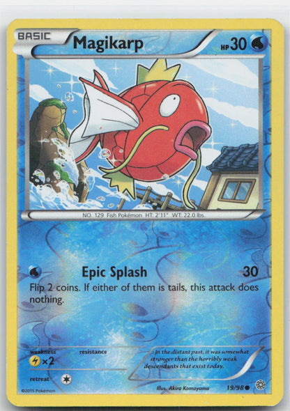 Magikarp Reverse Holo Common 19/98 XY - Ancient Origins NM
