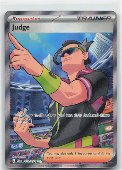 Judge - Holo Ultra Rare 222/182 SV10: Destined Rivals NM