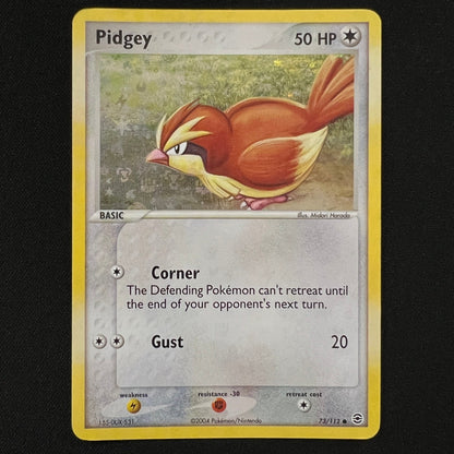 Pidgey Reverse Holo Common 73/112 FireRed & LeafGreen LP