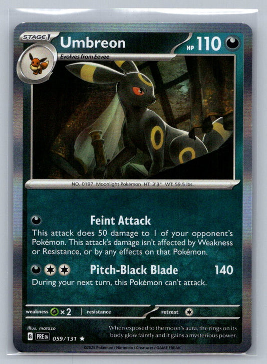 Umbreon Holo Rare 059/131 SV: Prismatic Evolutions NM