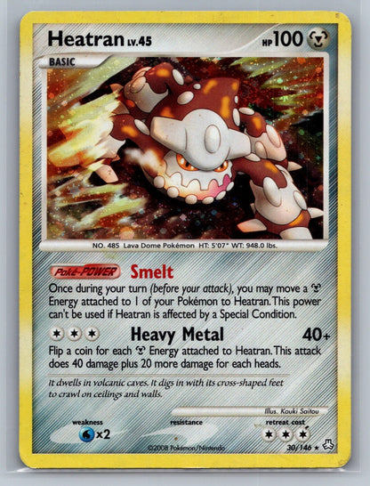 Heatran - 30/146 (DP Legends Awakened) Holo Holo Rare 030/146 Deck Exclusives LP