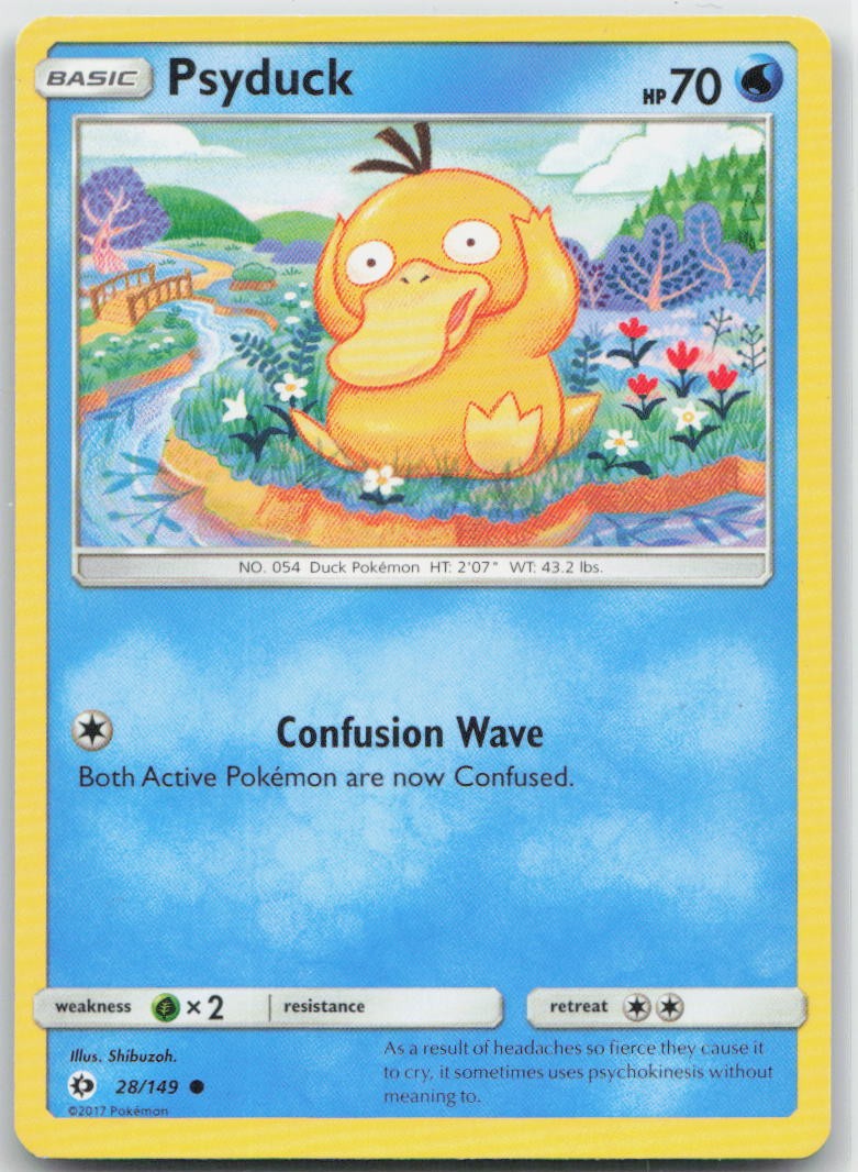 Psyduck Common 28/149 SM Base Set NM
