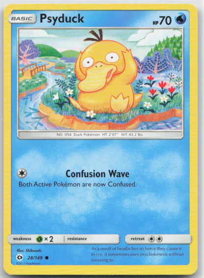 Psyduck Common 28/149 SM Base Set NM
