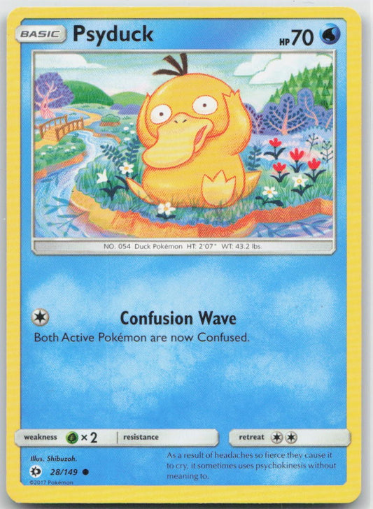 Psyduck Common 28/149 SM Base Set NM