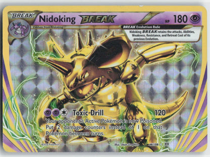 Nidoking BREAK Holo Rare BREAK 46/108 XY - Evolutions NM