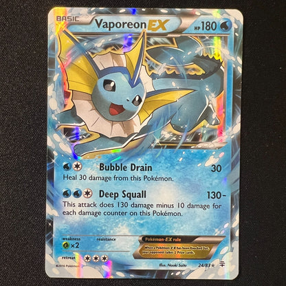 💧 Vaporeon EX - 24/83 - Generations XY Ultra Rare Pokemon Cards TCG HP