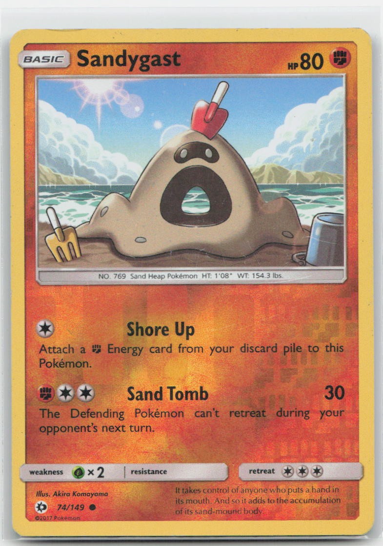 Sandygast Reverse Holo Common 099/195 SWSH12: Silver Tempest NM