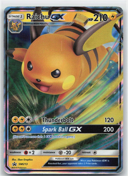 Raichu GX - Holo Promo SM213 SM Promos NM