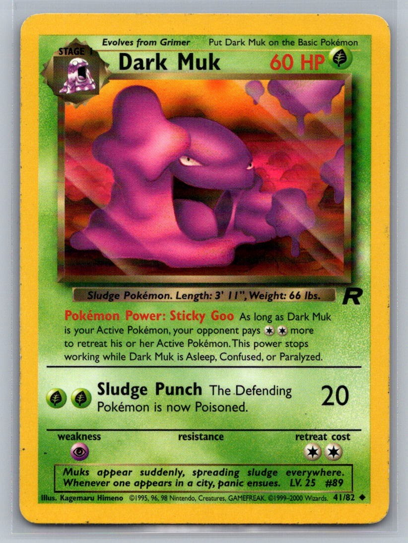 Dark Muk Unlimited 41/82 Team Rocket LP