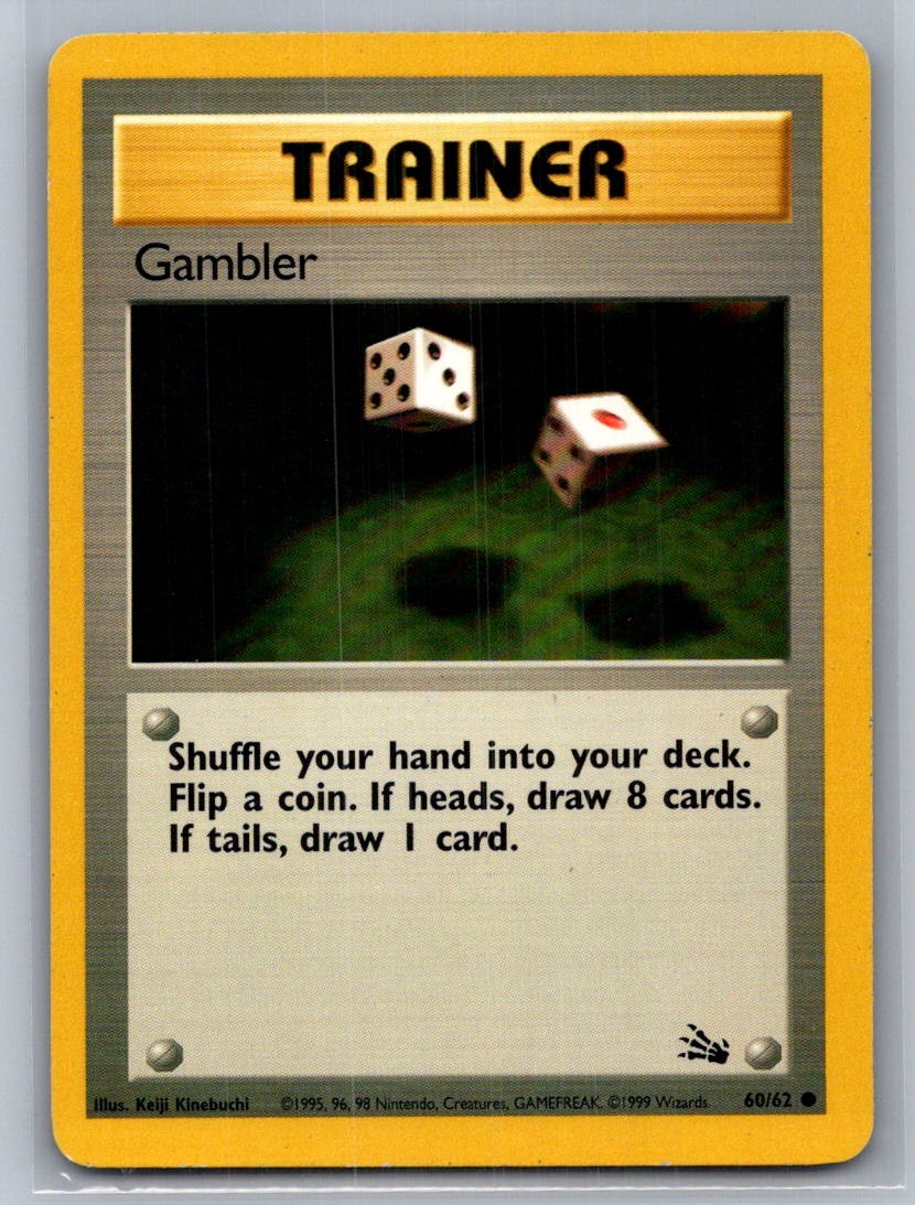 Gambler Unlimited Common 60/62 Fossil LP