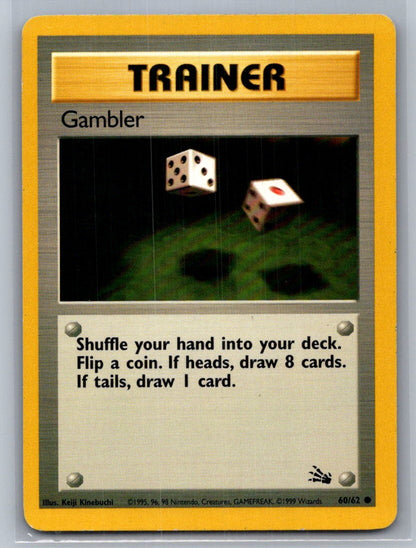 Gambler Unlimited Common 60/62 Fossil LP
