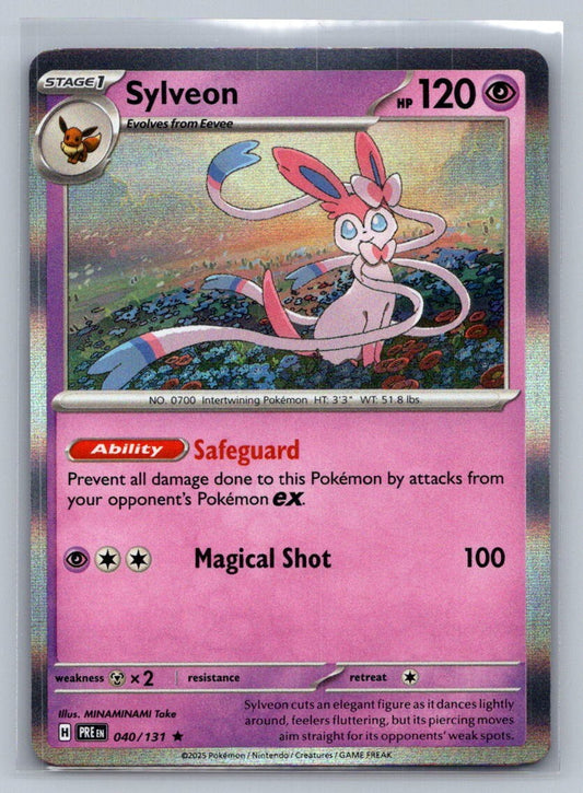Sylveon Holofoil 040/131 SV: Prismatic Evolutions NM
